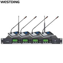 WESTDING T46 一拖四无线会议鹅颈话筒  黑色 (单位：套）