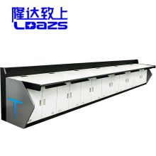 隆达致上 LD159-6 3600*910*750 六联监控操作台 白色(单位：组)