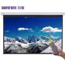 白雪（SNOWHITE） 150英寸16：9 白玻纤电动投影幕布含遥控器 配色(单位：张）