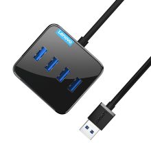 联想/lenovo 四合一USB3.0接口转换分线器  扩展坞转接头HUB集线器 1.5m