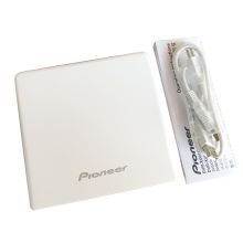 先锋 8倍速USB2.0 外置光驱DVD刻录机移动光驱白色 兼容win7/8/10/XP/苹果MAC双系统/XU01CW（单位：个）