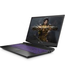 惠普 光影精灵6 15-dk1037TX 15.6英寸笔记本(I7-10750H 16G 512G GTX1650Ti-4G win10 黑色 72% 紫色背光60Hz) （单位:台）