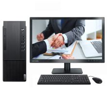 联想 启天B435 G5905/4G/1TB/Win10+23寸显示器台式电脑 黑色 (单位：台）