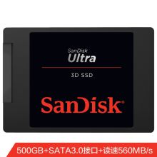 闪迪 3D版 固态硬盘 至尊高速系列 500G SATA6Gb/s接口 （单位：个）