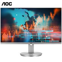 AOC I2490VXH/BS 23.8英寸 AH-IPS硬屏 1.5mm窄边框 低蓝光爱眼不闪屏 电脑显示器（HDMI版) 黑色（单位：台））
