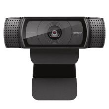 罗技（Logitech）C920e 高清网络摄像头 高颜值主播电脑笔记本网课直播 内置麦克风 黑色（单位：台）