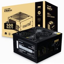 长城（GreatWall）HOPE-6000DS电脑电源 额定500W（双8PIN/台系主电容/75cm长线材/温控风扇/宽幅/3年质保）(单位：块）