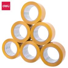 得力 30239 宽48mm*长91.4m 6卷/捆 封箱胶带 米黄色(单位:捆)