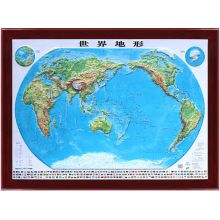 国产 立体世界地质地图 数字浮雕版 1.2*0.9（单位：幅）