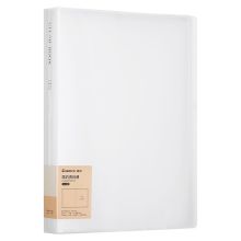 齐心(Comix) A6536 资料册/资料夹档案活页收纳夹 办公用品 60页透明(单位：个)
