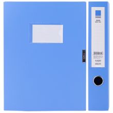 得力（deli）5623ES 背宽55mmA4塑料档案盒大容量文件盒文件夹财务凭证收纳盒办公用品 6只背宽55mm  单位：盒