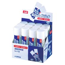 得力 7122 固体胶棒胶水 21g 12只/盒 (单位:盒)
