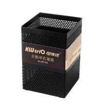 可得优 BT-05 方形沖孔笔筒 70*106mm 单位：个 黑色