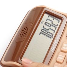康百 DC803 语音计算器大按键 12位 咖啡色 （单位：台）