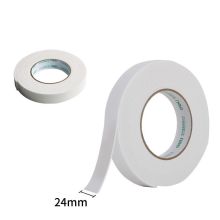 得力 30412 24mm*5y*2.5mm 双面强力固定高粘度双面泡棉胶带 单独包装 一箱12个  (单位:卷）