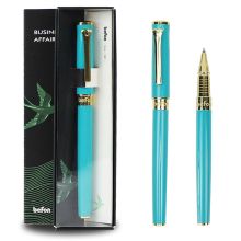 得印 0141 黑色金属商务中性笔 0.5mm 单位：支 马卡龙绿