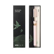 得印 1030 黑色商务宝珠笔时尚中性笔 0.5mm 单位：支 粉色