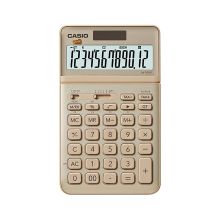卡西欧 JW-200SC-GD 计算器 12位 109*184*11mm 锋芒金 单位：台