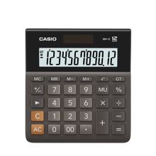 卡西欧（CASIO） MH-12-BK 日常商务计算器-超宽系列 黑（单位：台）