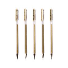 派通 K108 水笔签字笔高光笔 0.8mm 5支/袋 金色 （单位：袋）