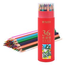 晨光 AWP36811 水溶性木质彩铅 36色 36支/筒 彩色 （单位：筒）