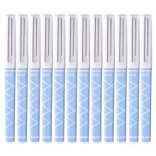 白雪 X881 直液式全针管中性笔 0.5mm 12支/盒 蓝色 （单位：盒）