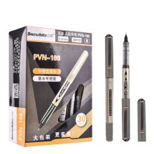 白雪 PVN-166 直液式全针管中性笔 0.5mm 30支/盒 黑色 （单位：盒）