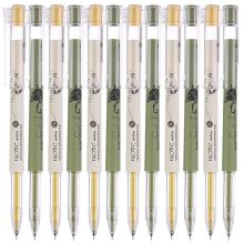 晨光 QGPB6504 喵屋喵言喵语系列全针管签字笔 0.5mm 12支/盒 黑色 （单位：盒）