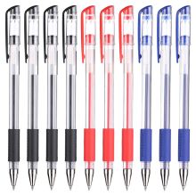 晨光 Q7 经典拔盖子弹头签字笔 0.5mm 10支/盒 4黑3蓝3红 （单位：盒）