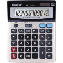 信发 TR-1200V 标准商务办公计算器 12位 银色 （单位：台）