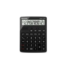 夏普 EL-D7600-BK 语音台式计算器 12位 单个装 黑色 （单位：个）