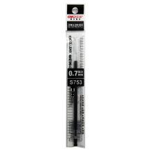 得力 s753-0.7mm 笔芯 20支/盒 黑色 （单位：盒）