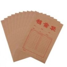 河北 A4 220g 牛皮纸竖式档案袋 50/包（单位：个）