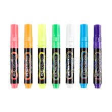 宝克（BAOKE） MP4901A 7色 LED 电子屏可擦荧光笔 彩色圆头荧光板笔 彩色 （单位：盒）