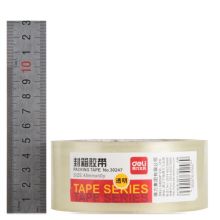 得力 30247 超透封箱胶带 48mm*60y 单卷装 透明 单位：卷