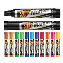 金万年 G-0929(12mm)-003 12mm斜方头盒装唛克笔 红色6支/盒（单位：盒）