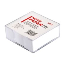得力（deli）7600 91×87mm/300页带盒便签纸便条纸便签本办公用品 5盒装