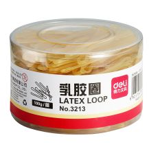 得力/deli 3213 橡皮筋 乳胶圈100g 微黄