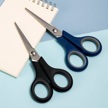 得力/deli 6005 文具剪刀 锋利不锈钢140mm小号 混色