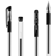 得力/deli 6601 普通中性笔 半针管碳素0.5mm  红色