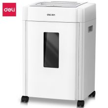 得力 33040 350*250*550mm 5级保密办公商用碎纸机（单次8张/20L/持续10分钟/可碎卡碎光盘） 白色（单位：台）