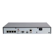 海康威视 Hikvision DS-7604N-Q1/A 防控专用硬盘录像机 兼容8T监控硬盘 支持800万摄像头接入 4K高清网络监控主机 黑色 单位:台