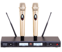 得胜 TS-8998 一拖二专业无线话筒 香槟金色 （单位：套）
