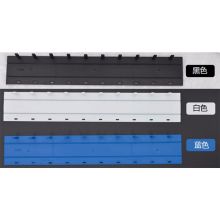 国产 25mm 10孔装订 装订200-265页 100根/盒 办公用打孔机塑料装订夹条黑色（单位：盒）