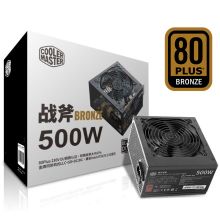 酷冷至尊（CoolerMaster）MPW-5001-ACABW-CN 额定500W 战斧500W机箱电源 黑色 （单位：台）