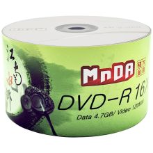 铭大金碟（MNDA）16速4.7G 塑封装/50片 DVD-R光盘/刻录盘 空白光盘（单位：盒）