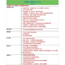 海康威视 IVMS-7600E 综合安防集中服务器监管系统（新增300路视频授权）（单位:套）
