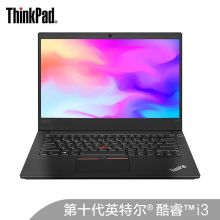 联想 ThinkPad E14 i3_10110/4G/1T/FHD/集显 笔记本电脑 黑色 (单位:台)