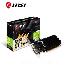 微星（MSI）GT 710 1GD3H LP   电脑显卡   单位：个
