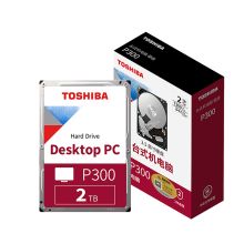 东芝 HDWD120 P300系列 2TB 7200转64M SATA3 台式机硬盘 (单位:块)